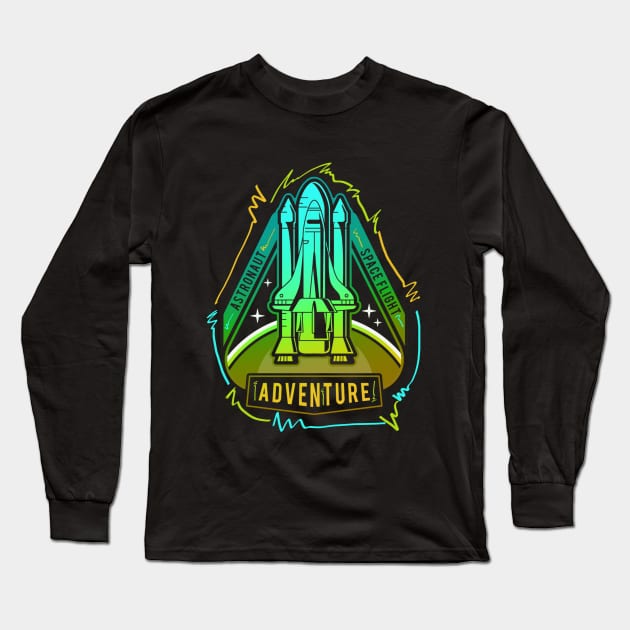 Space Adventure Long Sleeve T-Shirt by Beautifulspace22